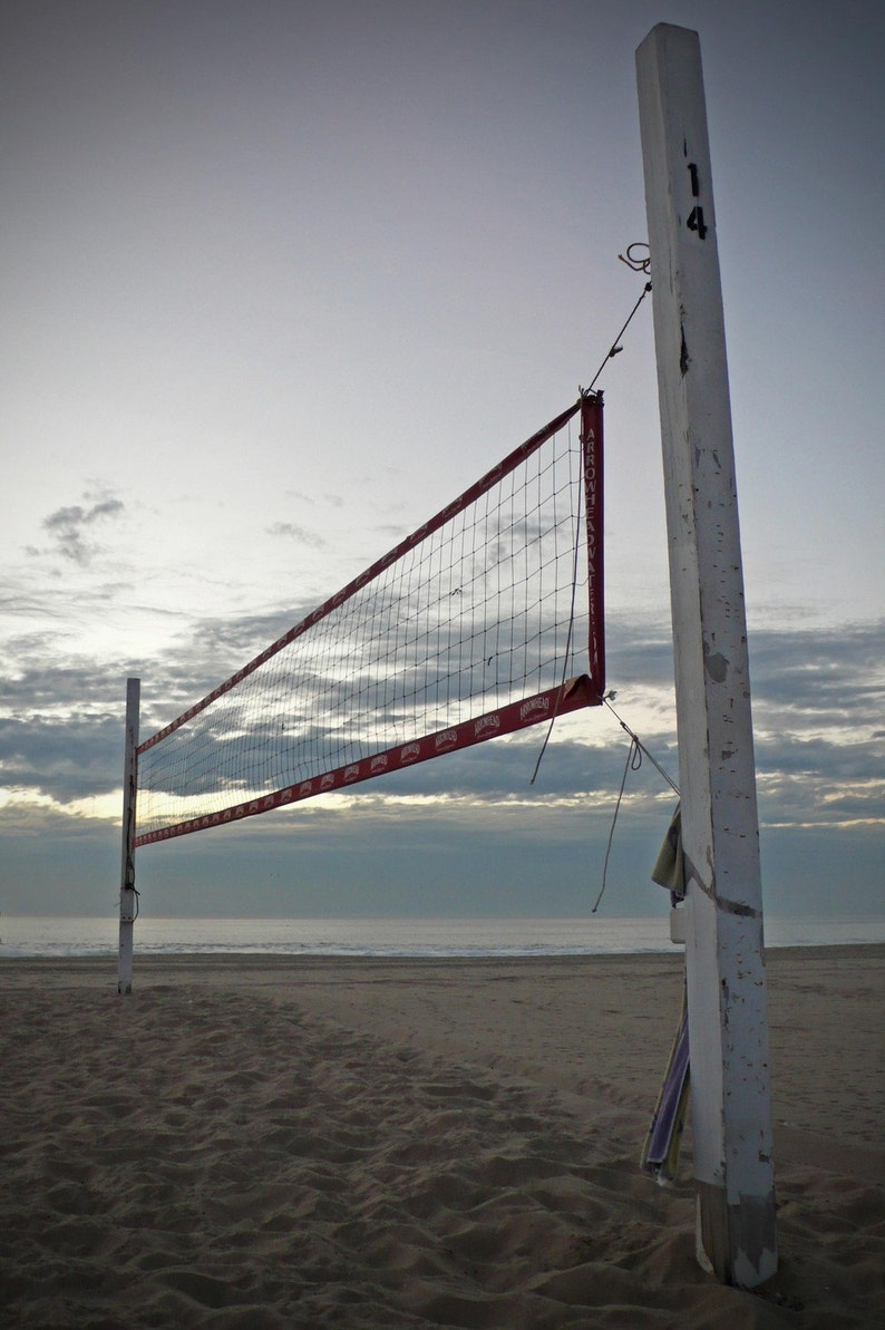 Hermosa Beach Volleyball Court Photograph 8x10 | Etsy