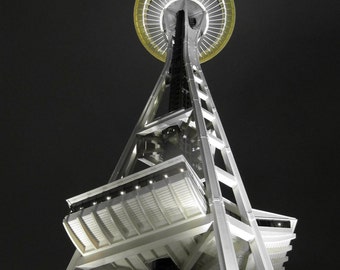 Space Needle Night Photograph 8x10