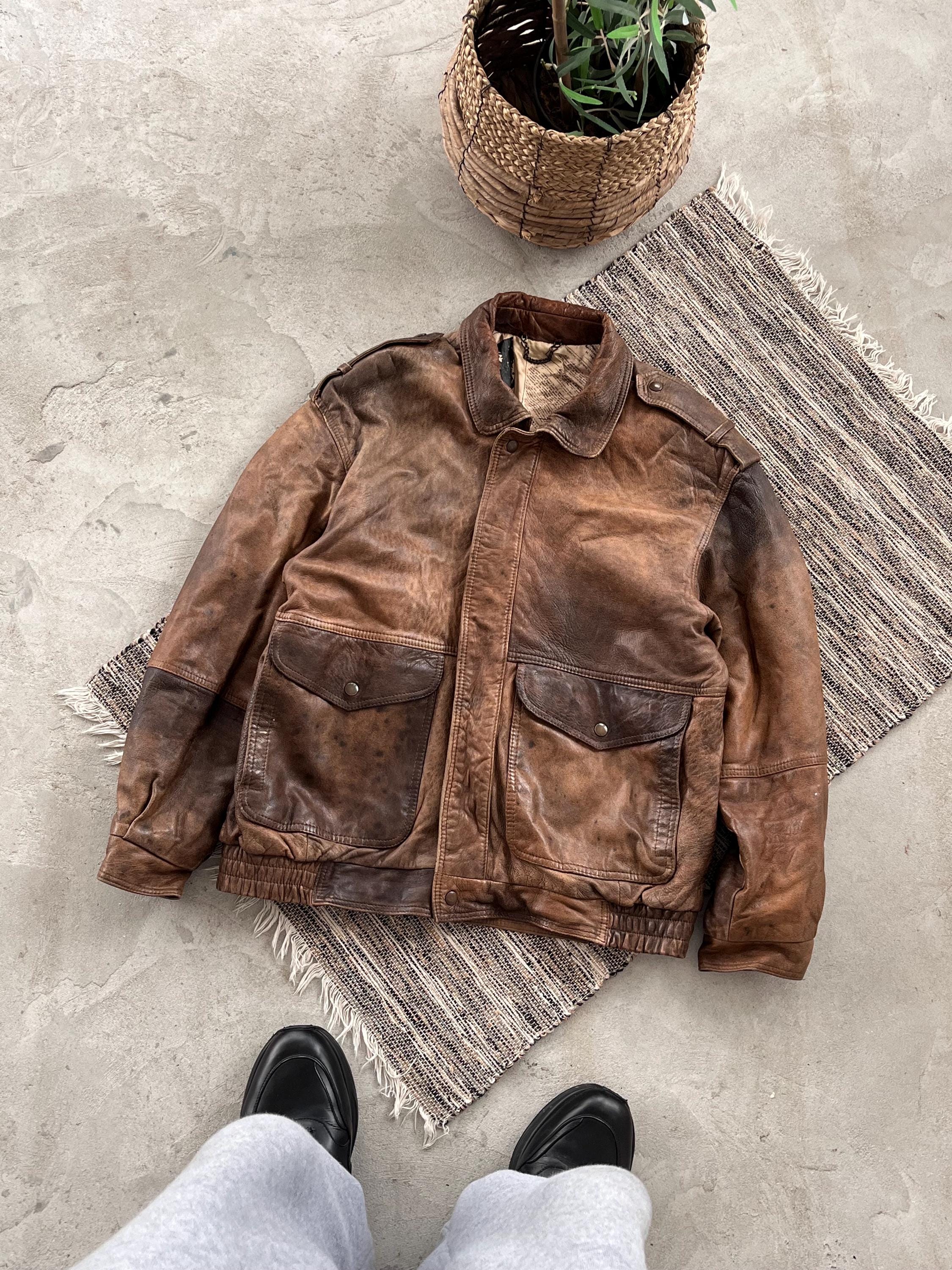 Dolce Gabbana Mens Leather Jacket - Etsy