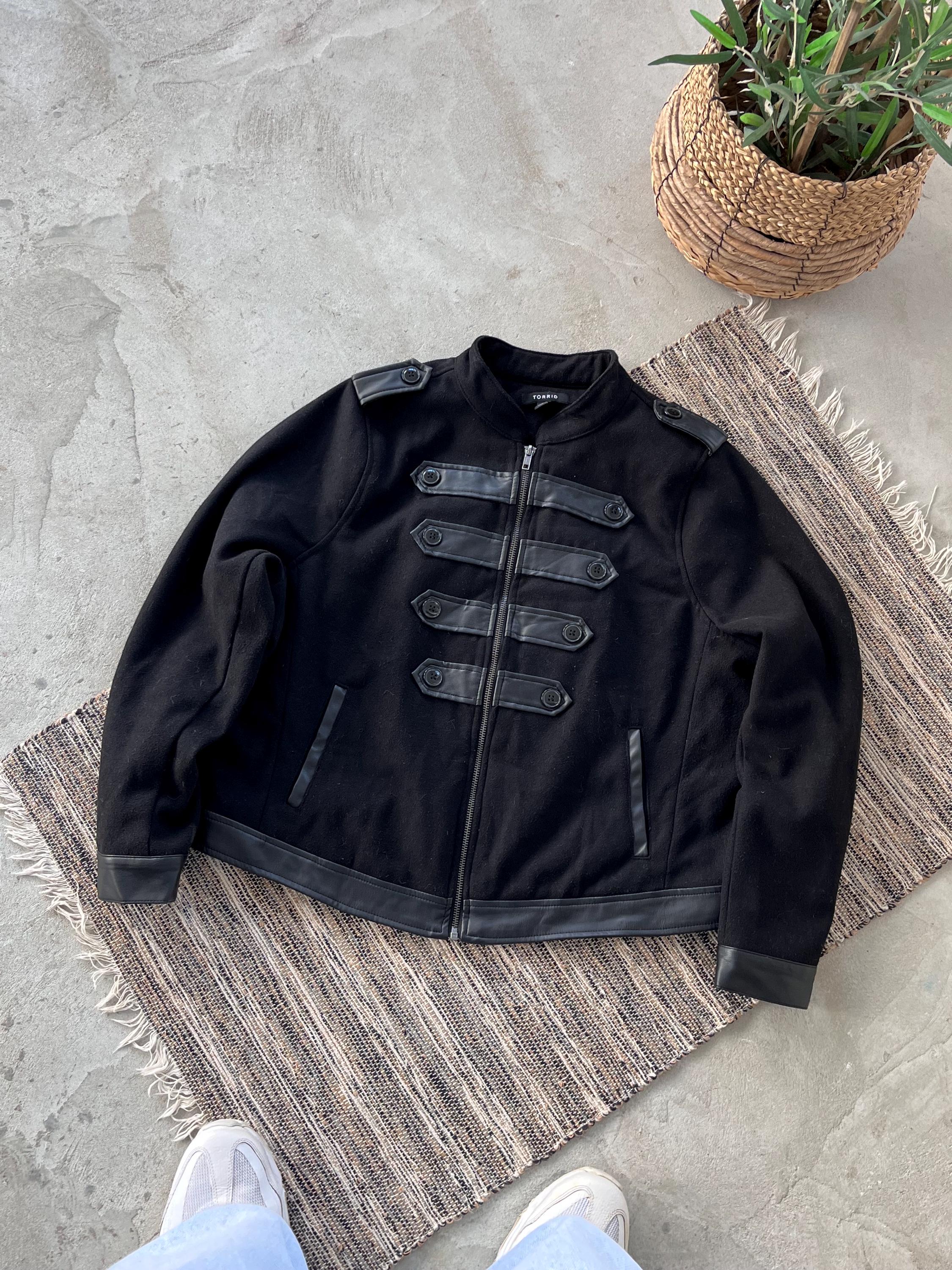 Leather Napoleon Jacket - Etsy