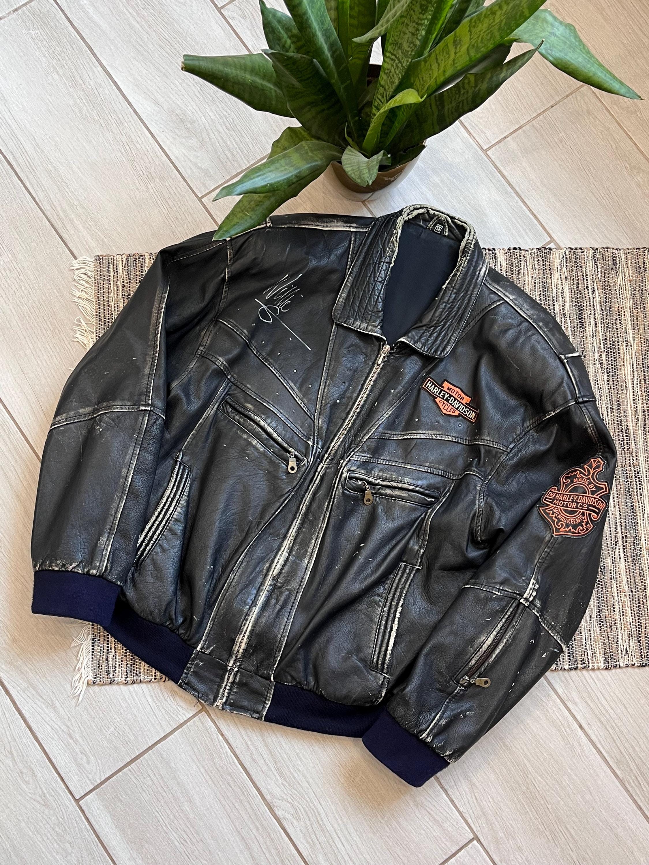 Rare 80s Vintage Harley Davidson Faded Distressed Punk Willie G