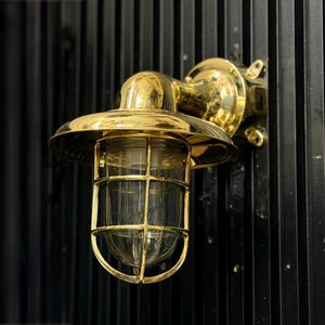 Uonlytech Nautical LED Bulkhead Wall Light – Vintage Style Waterproof Exterior Fixture (6.88 X 6.88 X 3.54 Inch)
