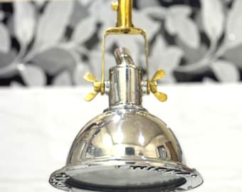 Aluminum Brass WISKA Pendant Light Industrial Vintage Ceiling Hanging Lamp Maritime Home Decor