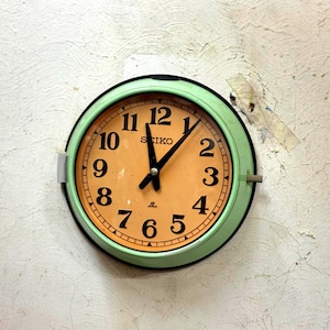 Wall clock vintage seiko - Etsy 日本