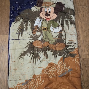 Vintage Mickey Sleeping Bag - Etsy
