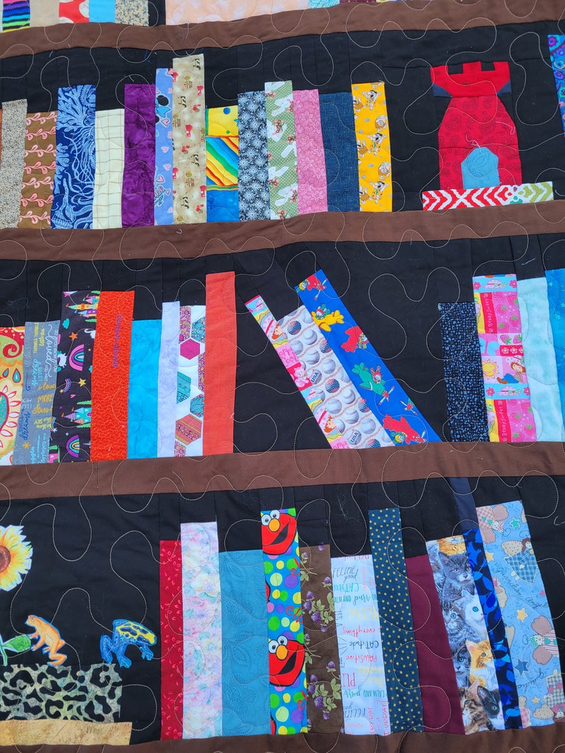 Child's Bookshelf Quilt Etsy