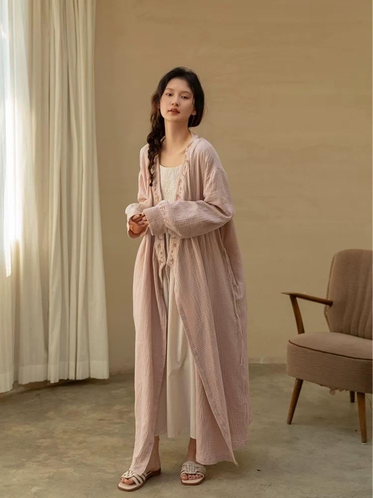 Embroidered Gauze Dress - Etsy