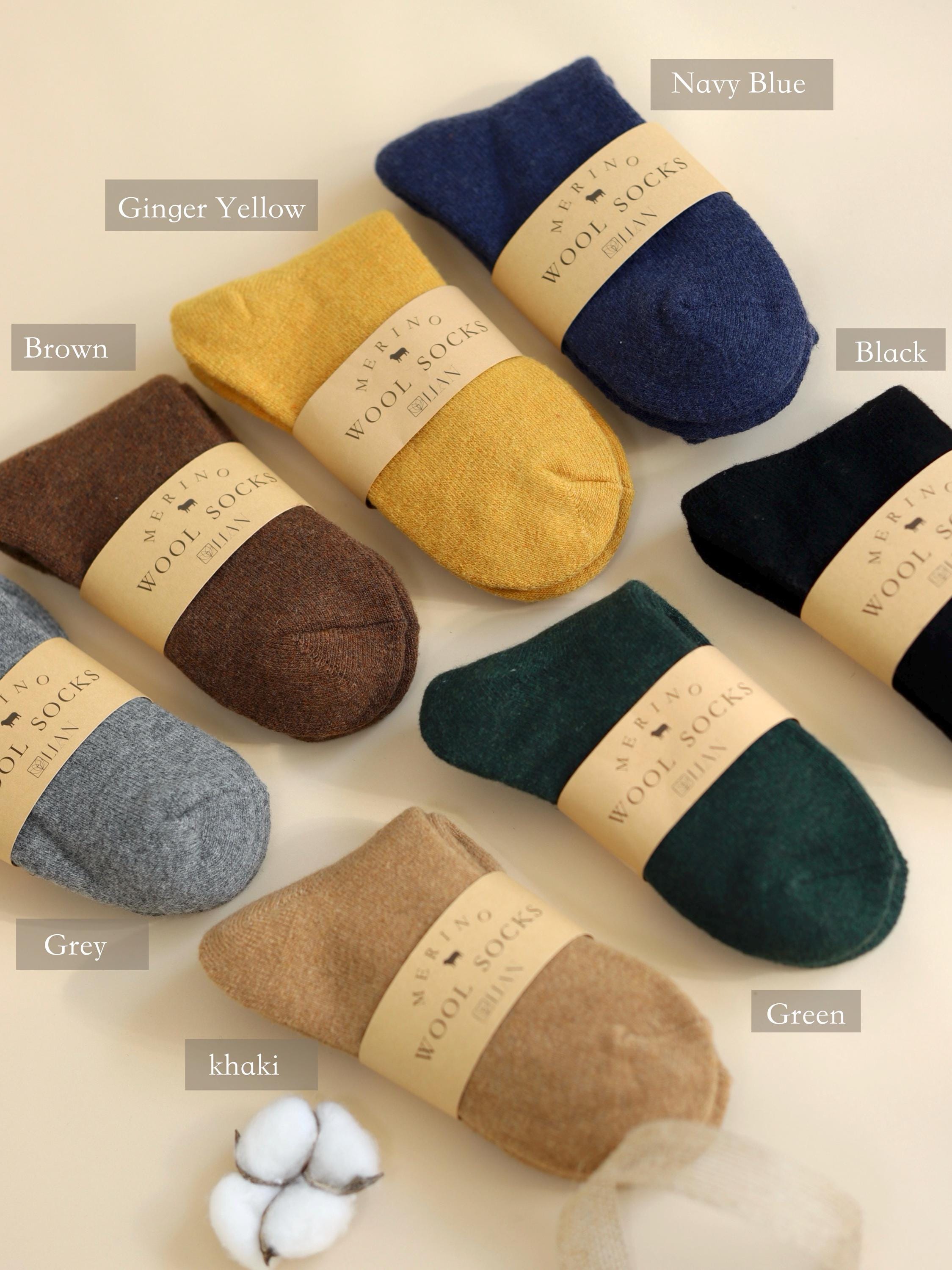 Chaussettes D'intérieur Femme En Laine – Fait Main, Douces Et Chaudes, Neuves Sans étiquette