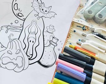 Vulva Themed Colouring Book