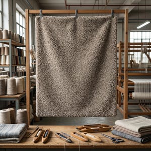 Taupe Shaggy Area Rug, Extra Thick 5cm Pile Carpet, Soft Plain Modern Floor Mat For Living Room Bedroom Decor image 4