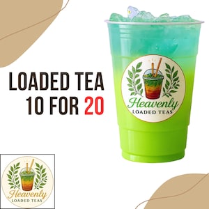 New! 10 Pack Loaded Tea To Go At Home ( ZERO Sugar ) Fills 32 Oz | Keto Friendly Full of flavor Nutrition + ENERGY | Sugar Free Teas