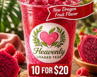 New! 10 Pack | Mega Loaded Tea To Go At Home ( ZERO Sugar ) Fills 32 Oz | Keto Friendly Full of flavor Nutrition + ENERGY | Sugar Free Teas