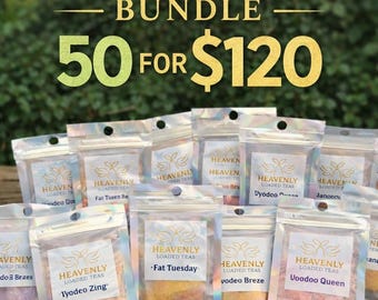 New! 50 Pack | Mega Loaded Tea To Go At Home ( ZERO Sugar ) Fills 32 Oz | Keto Friendly Full of flavor Nutrition + ENERGY | Sugar Free Teas