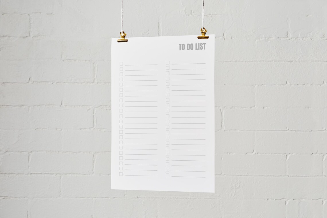 To Do List Printable, Minimalist Task Tracker, Daily Productivity ...