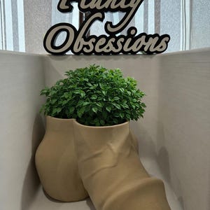 3D Printed Penis Planter – Funny Adult Planter | 3D Printed Novelty Plant Pot | Bachelorette Gift | Gag Gift for Plant Lovers