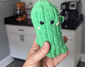 KNIT pickle pattern! Sweet Gherkin knitting PATTERN only: make your own DIY Emotional support dill, relish your life, enter pickle pun here!