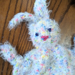 Softest bunny ever, seriously sweet rabbit for child, baby gift, you choose color, baby shower present, kid safe, plush wubby image 8