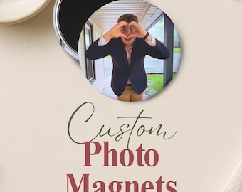 Custom Photo Magnet, Personalized Family Photo Gift