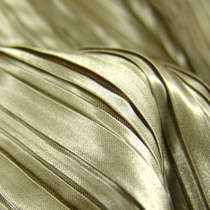 cheaper bright Matte Satin fabric big pleats wrinkle fabric for diy stage doll decoration by yard