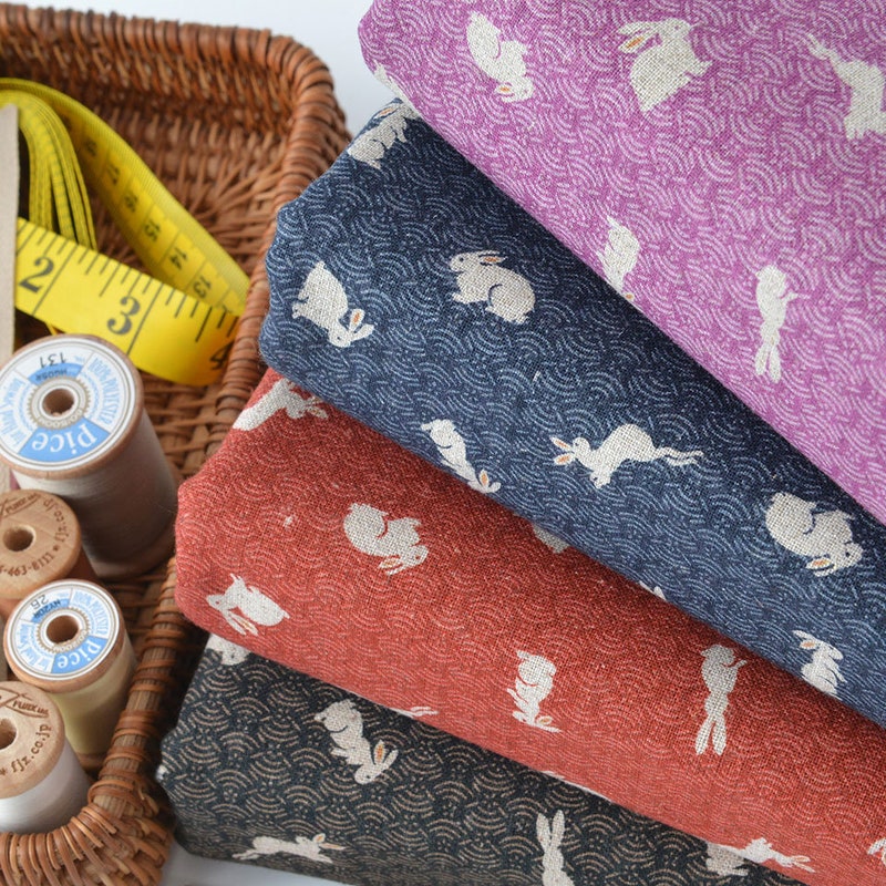 Fabric Rabit Pattern Rabbit Print Fabric - Etsy
