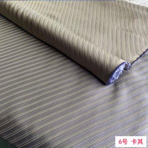 22 Mmi Striped Jacquard Sambo Satin Silk Fabric Silk Tie Fabric（Sold By 0.5 Yard)