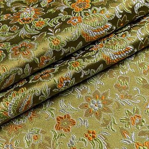 Chinese Ancient folk Flower Brocade,Tapestry Satin Cloth Coat Cospaly Upholstery Fabric By The Yard,29W Sewing Lilac Doll Stage image 8