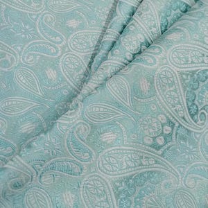 Persian Brocade Jacquard Fabric: PIPA Flower Silk Blend, Upholstery & Sewing By The Yard