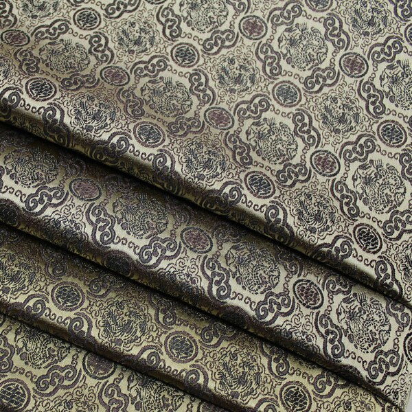 Song Dynasty Brocade Damask Jaquard Fabric For Packing Brocade Box, Painting And Calligraphy Mounting, Ancient Clothing