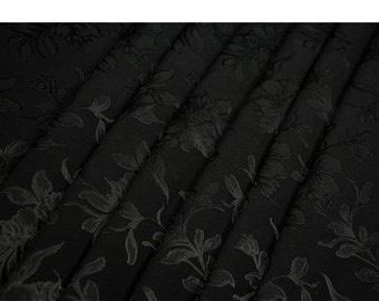 Tessuto di cotone jacquard orchidea: cucito cheongsam, tappezzeria - 59" di larghezza