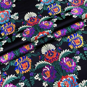 Multicolori Ricamo cinese Fiore Tibet Jacquard cheongsamg Dinastie borsa da sposa tessuto moda seta broccato Cucito Tappezzeria