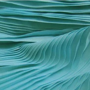 solid colors Pleated Chiffon fabric.chiffon for skirts  by yard Dress Upholstery Sewing Yellow Mint White Black Red