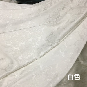 59 "W cinese vintage blu rosso zenzero multicolori rosa fiore raso viso tessuto Jacquard tagliato a misura, tenda cosplay decorazioni per la casa cucito