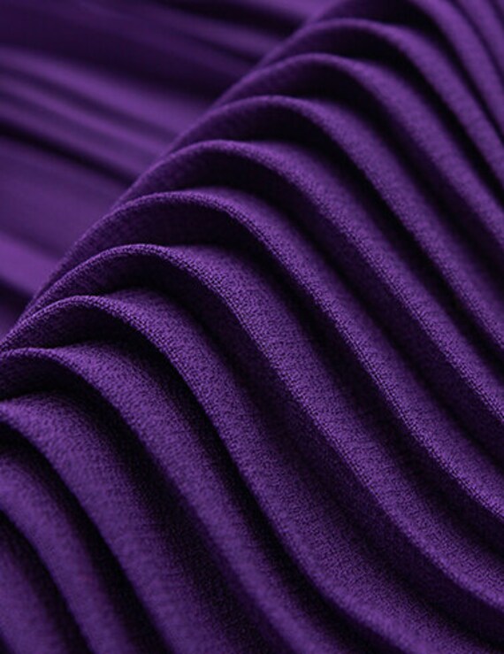 High Quality Pearl Chiffon Multicolor Vertical Wrinkle Pleated