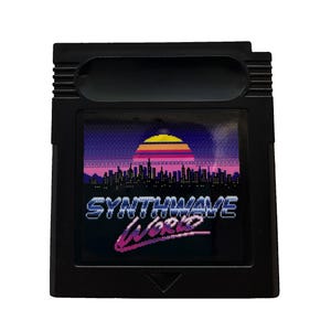Synthwave World Retro 8bit Music Cart