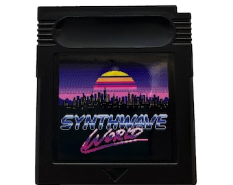 Synthwave World Retro 8bit Music Cart