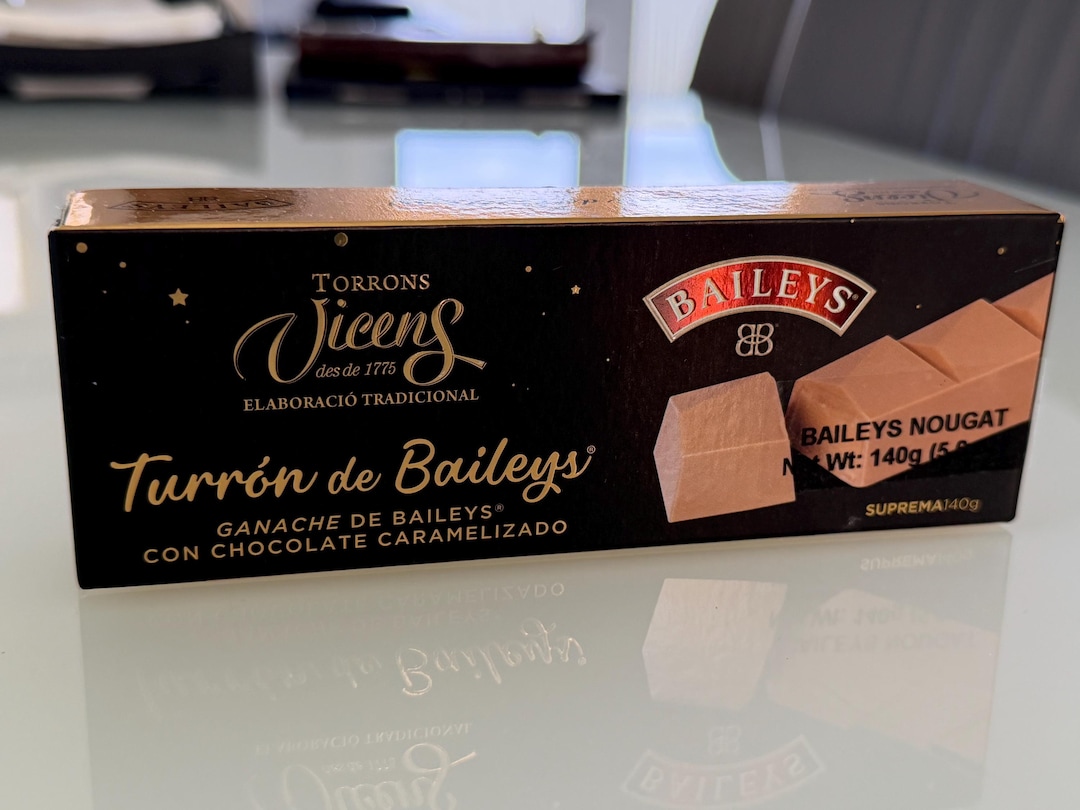 Torrons Torrons Vicens Baileys Turrón | Spanish Chocolate Nougat - Etsy