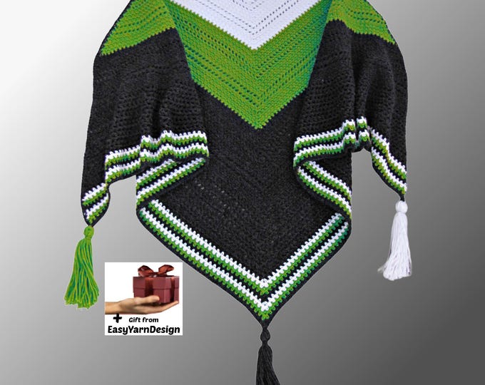RETIREMENT-SALE*** Easy Crochet Triangle Shawl Pattern PDF ...