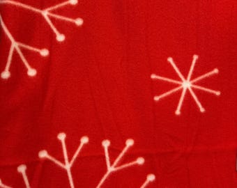 Fleece Blanket -- Snowflakes