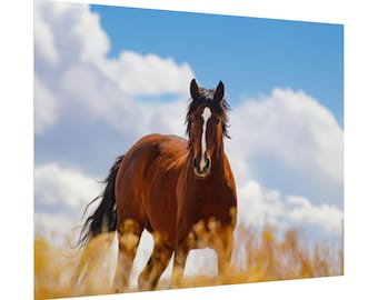 Stampa di cavalli selvaggi, poster decorativo da parete equestre
