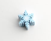 Small Snowflake Die Cuts - Winter Snowy Day Blue Ice Snow
