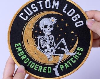 Custom Embroidered Patch | Team Logo Uniform Patch | Personalized Sew/Iron On/Hook & Loop