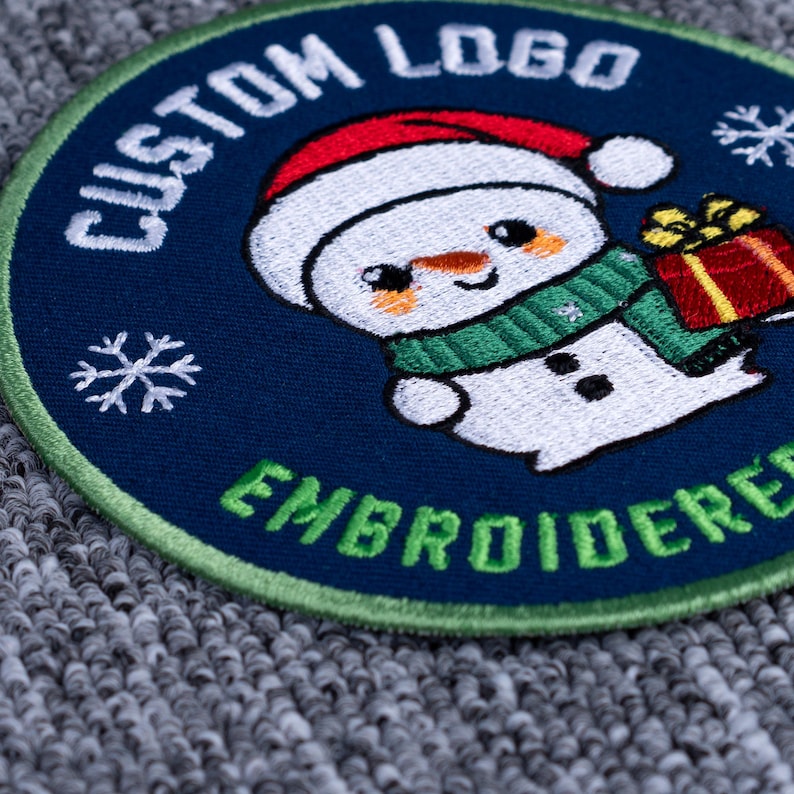 Custom Logo Embroidered Patch: Iron On, Sew On, or Hook & Loop - Etsy