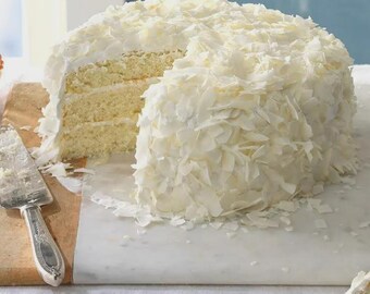 Easy Coconut Cake Recipe (Instant Download)