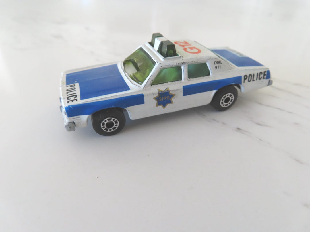 Vintage 1970 Matchbox Superfast Plymouth Gran Fury Police Car - Etsy