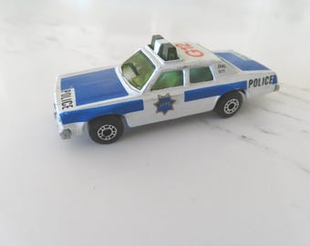 Vintage 1970 Matchbox Superfast Plymouth Gran Fury Police Car - Etsy