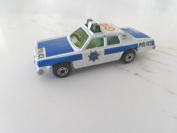 Vintage 1970 Matchbox Superfast Plymouth Gran Fury Police Car - Etsy