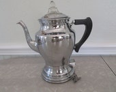 Vintage Coffee Percolator Maker Pot by Universal Mid Century Vintage KItchen Serving Dining Party