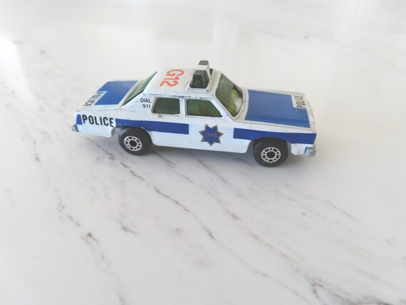 Vintage 1970 Matchbox Superfast Plymouth Gran Fury Police Car - Etsy