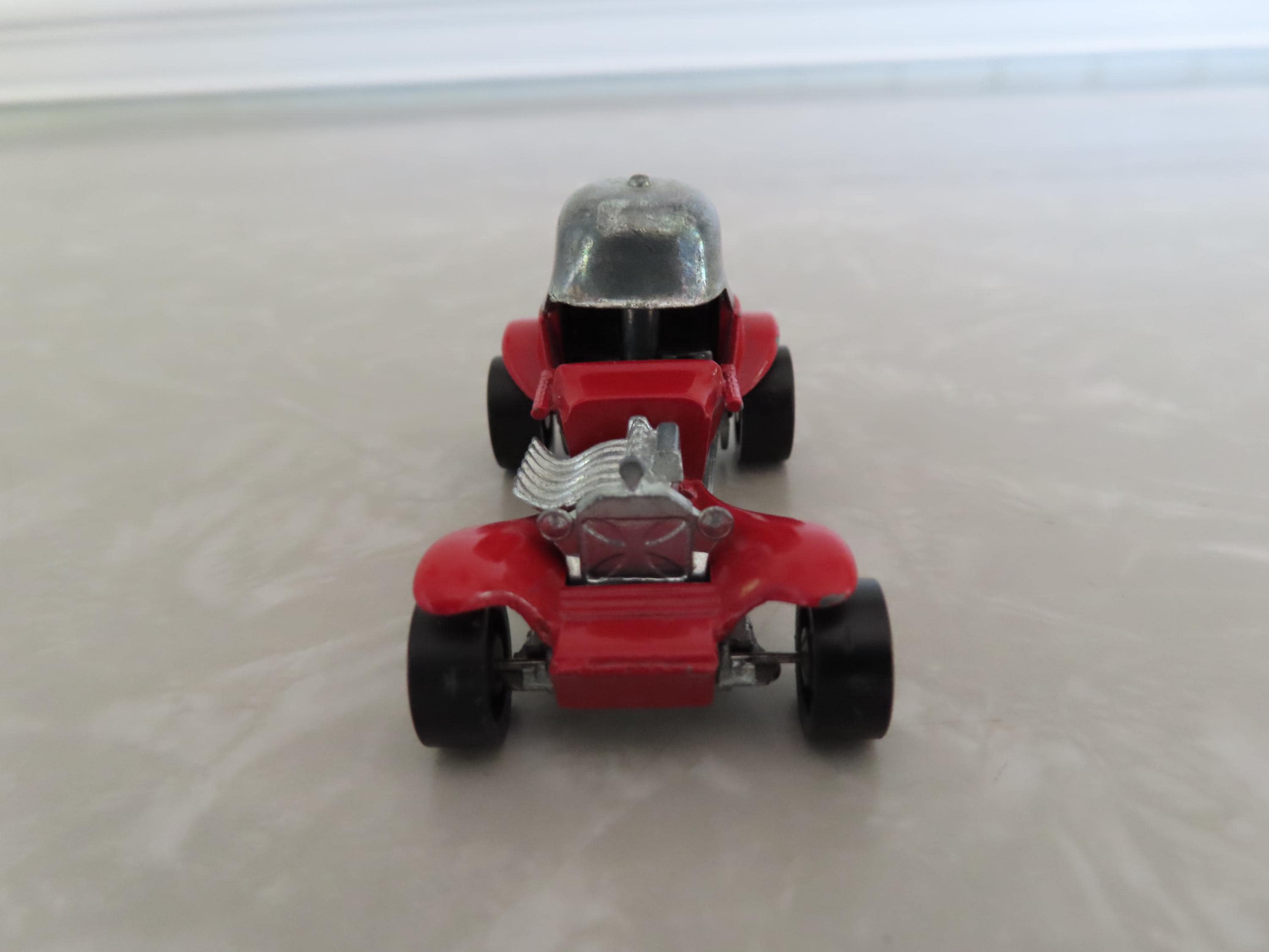 Hot Wheels Redline Red Baron 1969 Red Pointed Top Made in