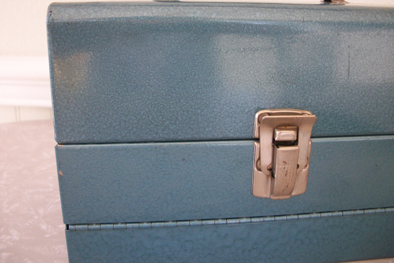 Vintage Metal File Box Excelsior Stamford Blue | Etsy